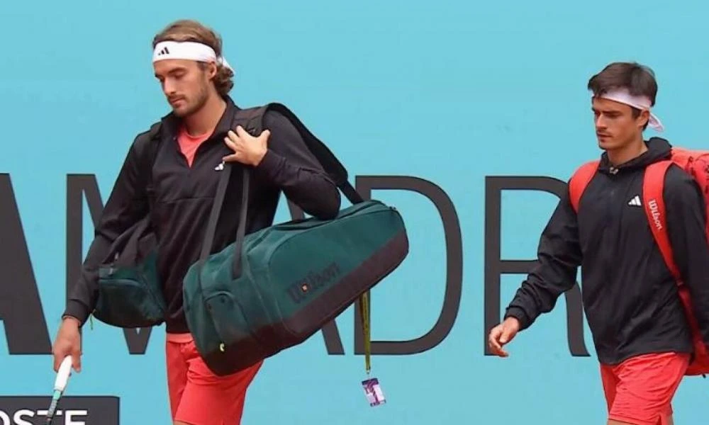 Madrid Open: Αποκλείστηκαν στο διπλό τα αδέρφια Τσιτσιπά